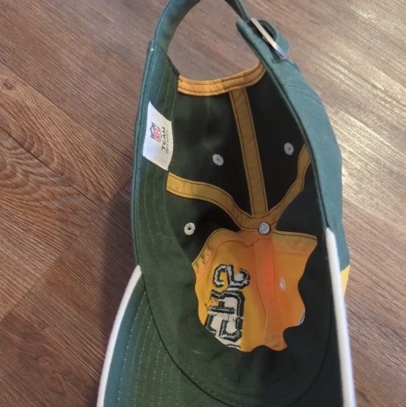 Green Bay Packers Hat Split Front Buckle Back 13447 - Picture 2 of 2